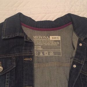 Merona dark blue jean jacket. Never worn!